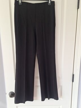 Max Studio Black Wide-Leg Knit Pants